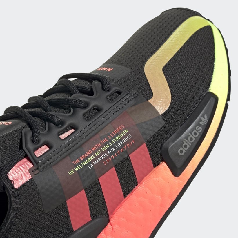 8/30発売！adidas Originals NMD_R1 V2 “Black/Signal Pink/Signal Green” (アディダス オリジナルス エヌ エム ディー ブイツー “ブラック/シグナルピンク/シグナルグリーン”) [FY5918]