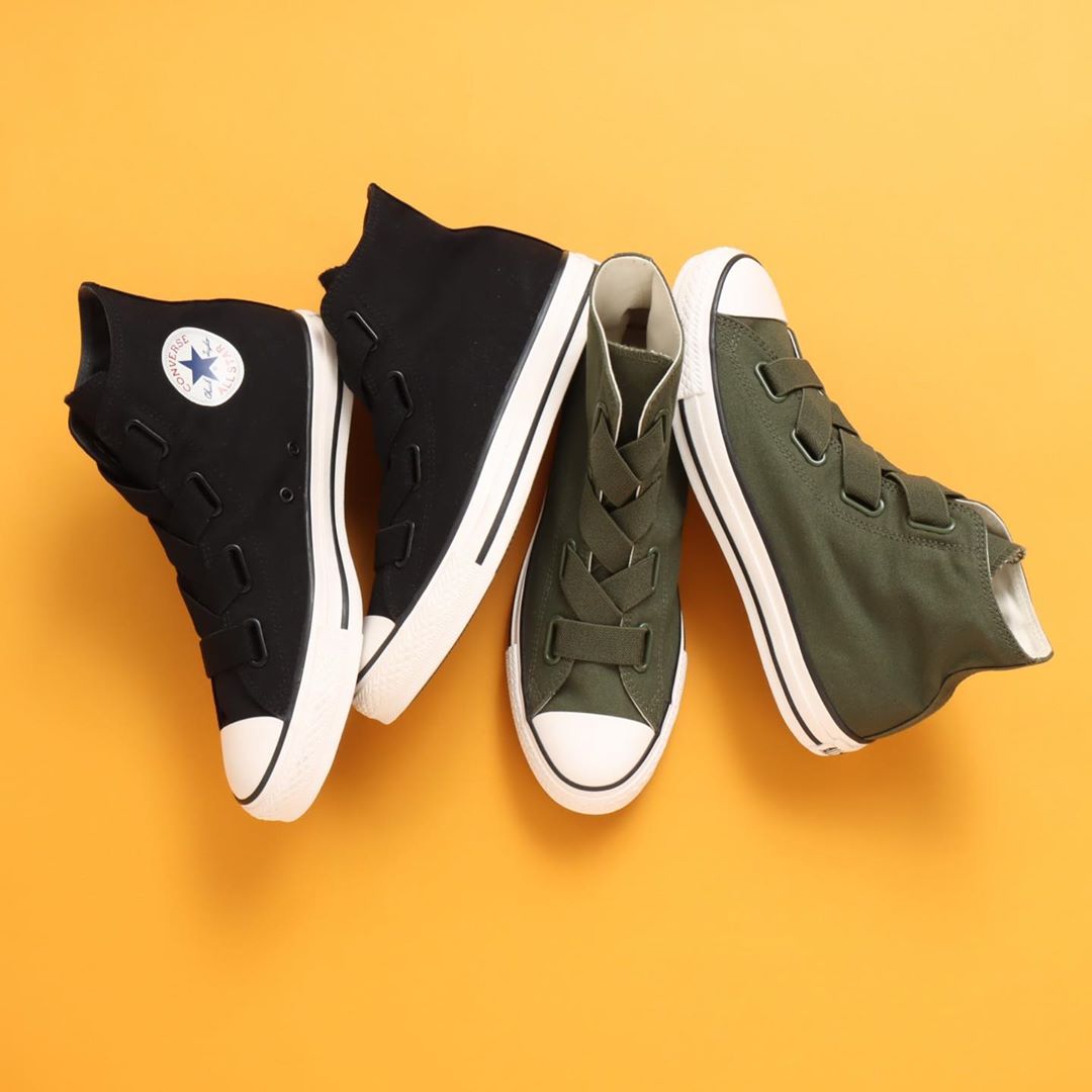 8/14発売！ゴアレースが印象的な着脱性に優れた CONVERSE ALL STAR GORESLIP HI (コンバース オールスター ゴアスリップ HI)