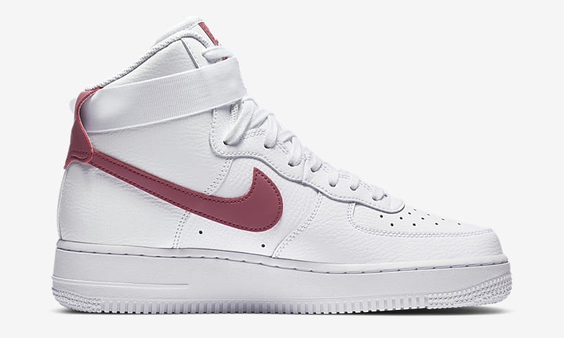 ナイキ ウィメンズ エア フォース 1 ハイ “ホワイト/デザートベリー” (NIKE WMNS AIR FORCE 1 HIGH “White/Desert Berry”) [334031-116]