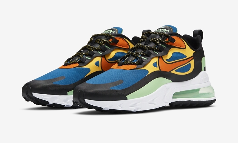 ナイキ エア マックス 270 リアクト “グリーンアビス/レーザーオレンジ” (NIKE AIR MAX 270 REACT “Green Abyss/Laser Orange”) [CZ7869-300]