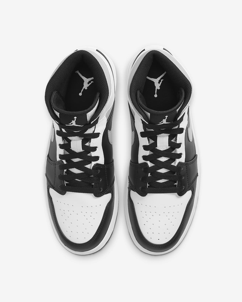 11/27 発売！ナイキ エア ジョーダン 1 ミッド “ホワイト/ブラック/グレー” (NIKE AIR JORDAN 1 MID “White/Black/Grey”) [554724-073]