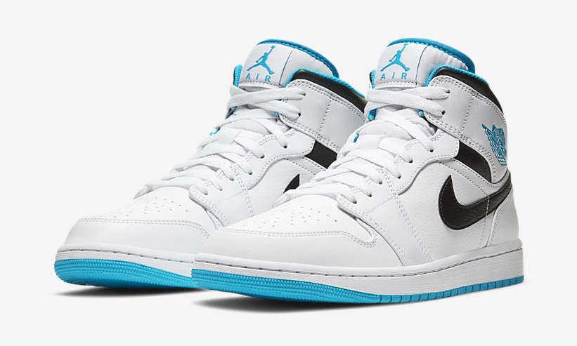 11/20 発売！ナイキ エア ジョーダン 1 ミッド “ホワイト/ブラック/ブルー” (NIKE AIR JORDAN 1 MID “White/Black/Blue”) [554724-141]