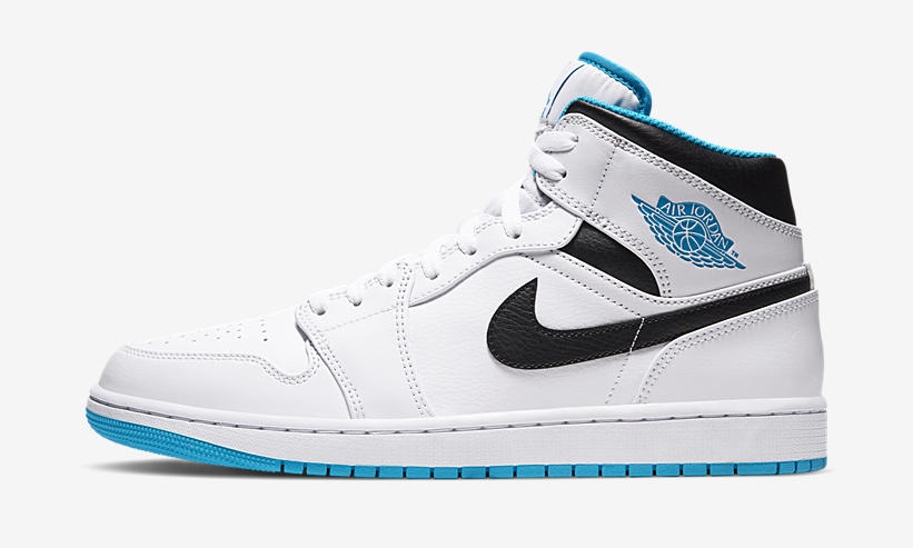 11/20 発売！ナイキ エア ジョーダン 1 ミッド “ホワイト/ブラック/ブルー” (NIKE AIR JORDAN 1 MID “White/Black/Blue”) [554724-141]