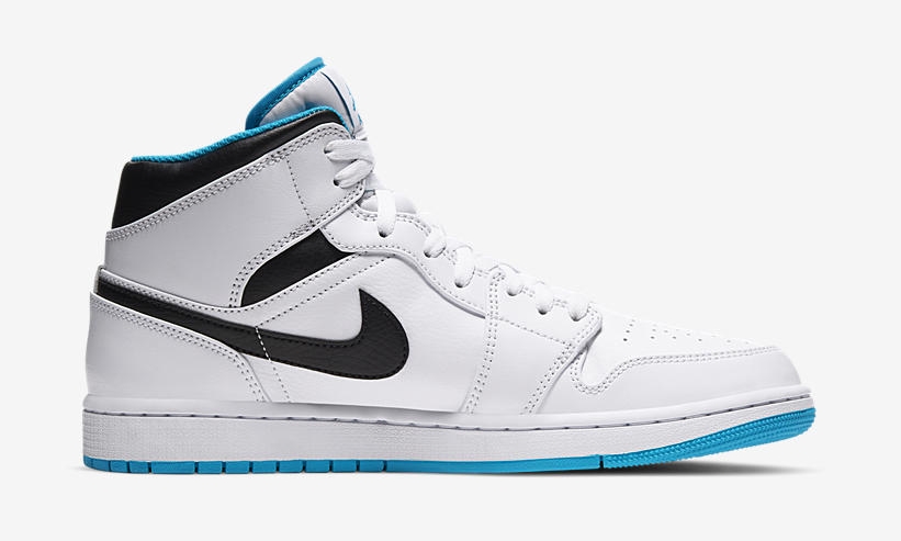 11/20 発売！ナイキ エア ジョーダン 1 ミッド “ホワイト/ブラック/ブルー” (NIKE AIR JORDAN 1 MID “White/Black/Blue”) [554724-141]