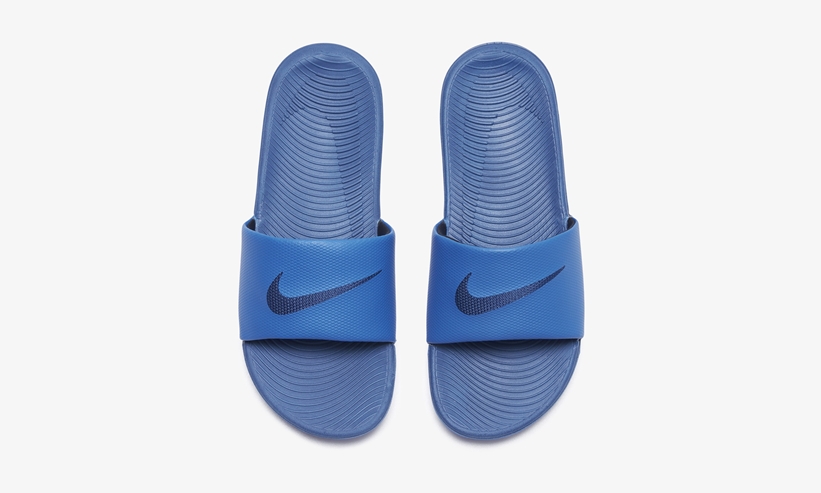 nike kawa slide blue