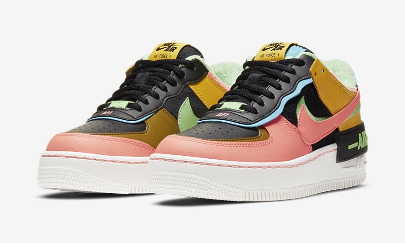 ナイキ ウィメンズ エア フォース 1 ロー シャドウ SE “ソーラーフレア/アトミックピンク” (NIKE WMNS AIR FORCE 1 LOW SHADOW SE “Solar Flare/Atomic Pink”) [CT1985-700]