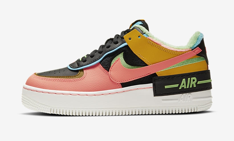 ナイキ ウィメンズ エア フォース 1 ロー シャドウ SE “ソーラーフレア/アトミックピンク” (NIKE WMNS AIR FORCE 1 LOW SHADOW SE “Solar Flare/Atomic Pink”) [CT1985-700]