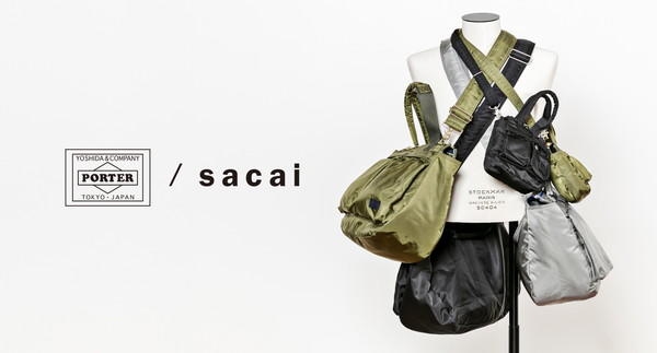 sacai × PORTER 別注 コラボレーションバッグの新作がsacai THE store 8/19 先行、店舗11月以降発売 (サカイ ポーター)