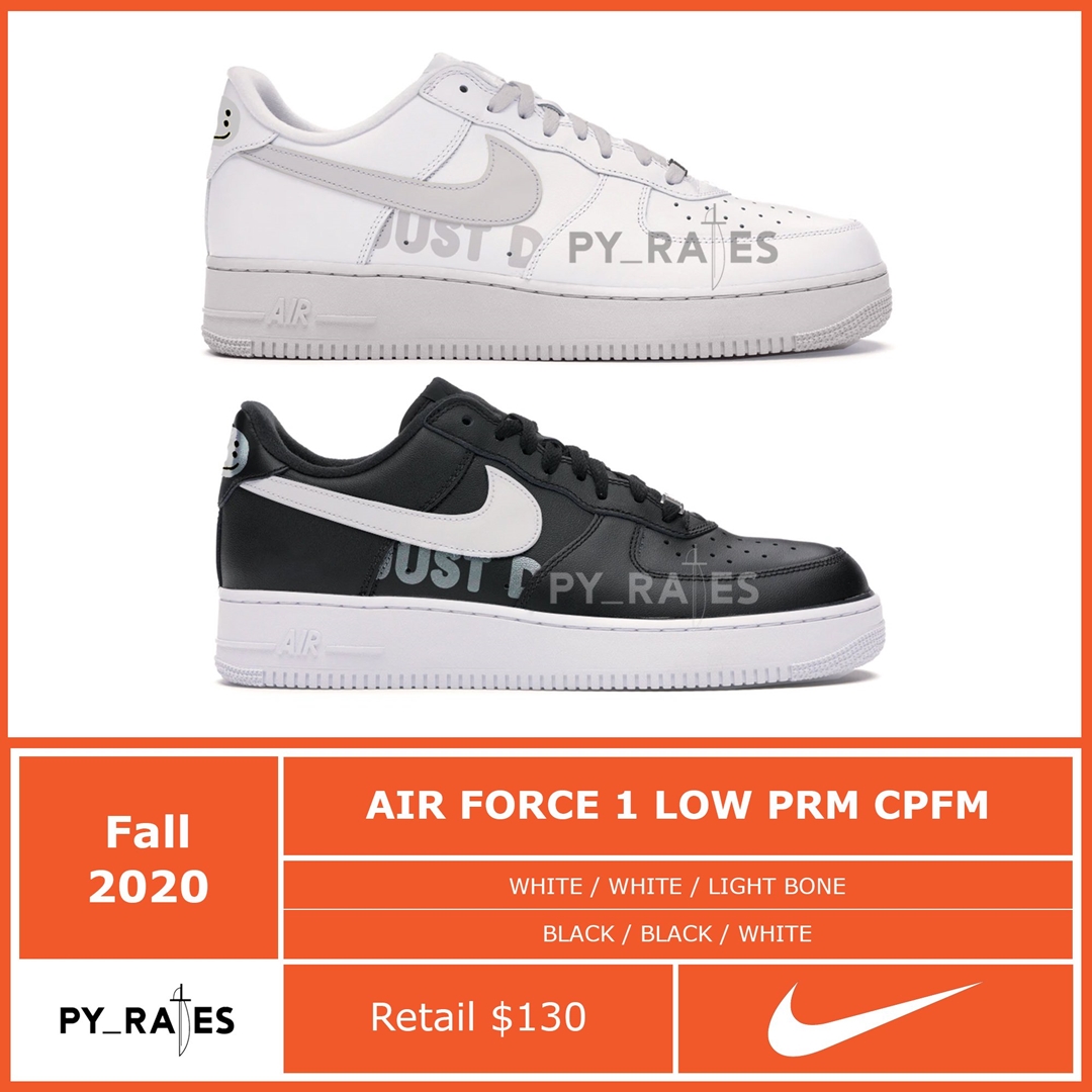 【リーク】2020年 秋発売予定！NIKE AIR FORCE 1 LOW PREMIUM × CPFM CACTUS PLANT FLEA MARKET (ナイキ エア フォース 1 ロー プレミアム カクタス プラント フリー マーケット)