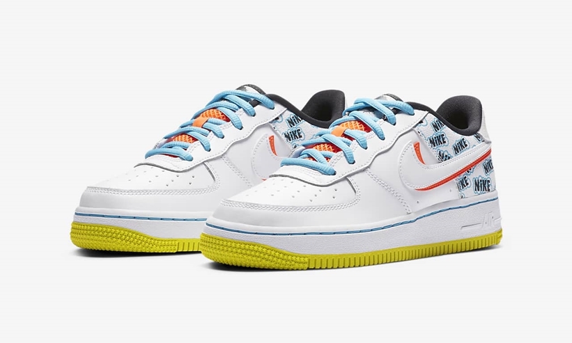 ナイキ GS エア フォース 1 ロー “ホワイト/ハイパークリムゾン” (NIKE GS AIR FORCE 1 LOW “White/Hyper Crimson”) [CZ8139-100]