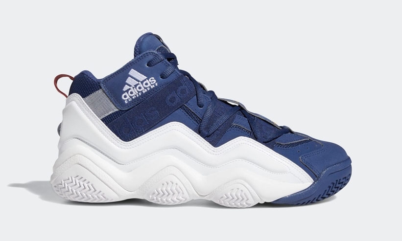 8/20発売！アディダス オリジナルス トップテン 2000 “ホワイト/テックインディゴ” (adidas Originals TOP TEN 2000 “White/Tech Indigo”) [FW1228]