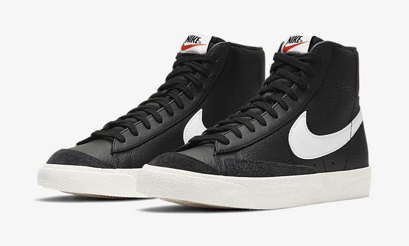 ナイキ ブレーザー ミッド 77 ビンテージ “ブラック/セイル” (NIKE BLAZER MID 77 VINTAGE “Black/Sail”) [BQ6806-002]