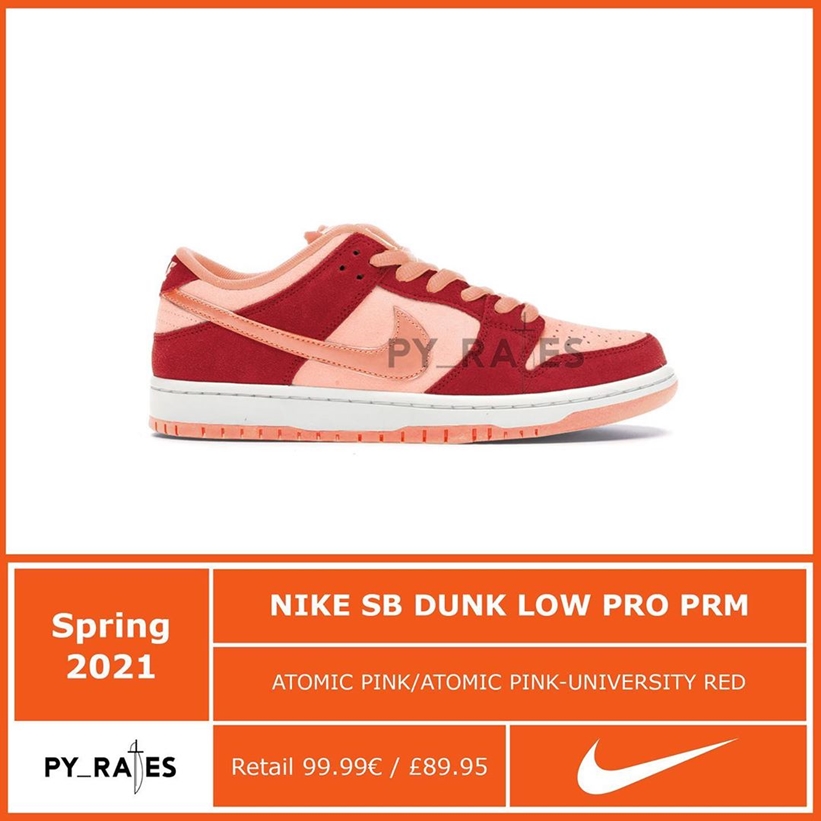 2/1 発売！ナイキ SB ダンク ロー プロ プレミアム “アトミックピンク/ピンクピッグ” (NIKE SB DUNK LOW PRO PREMIUM “Atomic Pink/Pink Pig”) [CV1655-600]