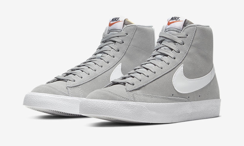 ナイキ ブレーザー ミッド 77 スエード “ライトスモークグレー/ホワイト” (NIKE BLAZER MID 77 SUEDE “Light Smoke Grey/White”) [CI1172-004]