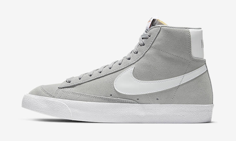 ナイキ ブレーザー ミッド 77 スエード “ライトスモークグレー/ホワイト” (NIKE BLAZER MID 77 SUEDE “Light Smoke Grey/White”) [CI1172-004]