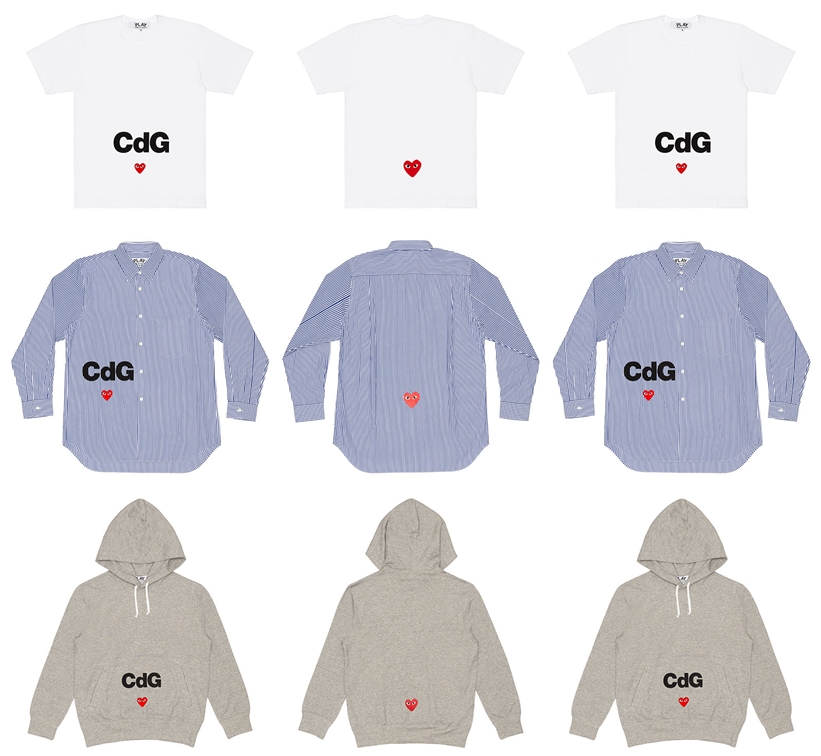 プレイ・コム デ ギャルソン × ザ・ノース・フェイス/CDGのコラボレーション「PLAY TOGETHER」が8/28から発売 (PLAY COMME des GARCONS THE NORTH FACE)