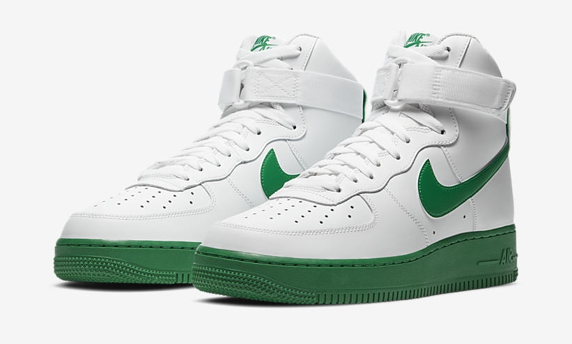 ナイキ エア フォース 1 ハイ “ホワイト/グリーン” (NIKE AIR FORCE 1 HIGH “White/Green”) [CK7794-100]