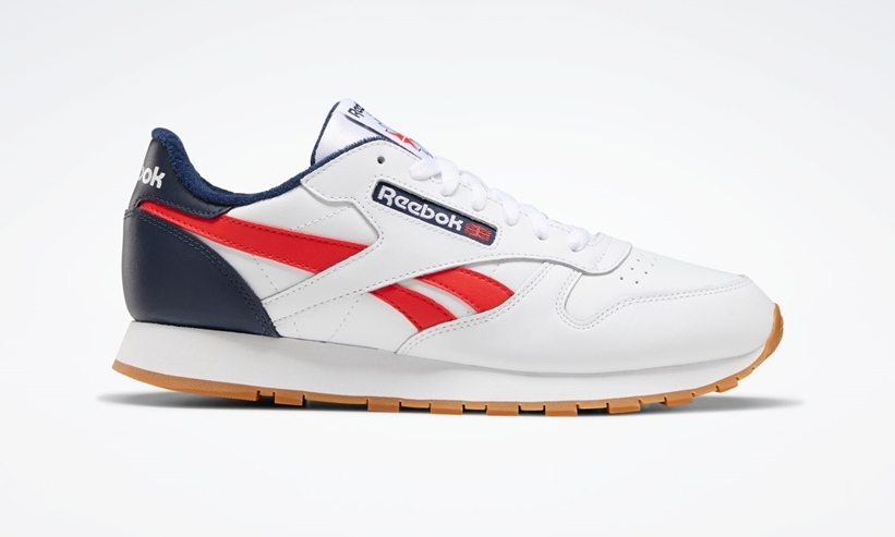 8/22発売！リーボック クラシック レザー “ホワイト/カレッジネイビー/ラディアントレッド” (REEBOK CLASSIC LEATHER “White/Navy/Red”) [EF7827]