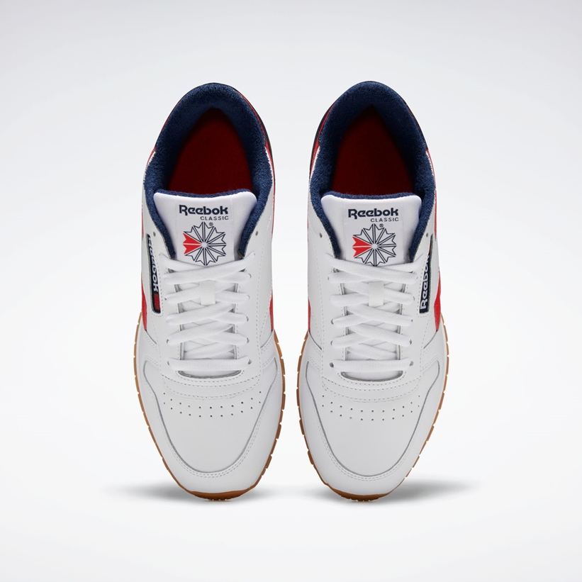 8/22発売！リーボック クラシック レザー “ホワイト/カレッジネイビー/ラディアントレッド” (REEBOK CLASSIC LEATHER “White/Navy/Red”) [EF7827]