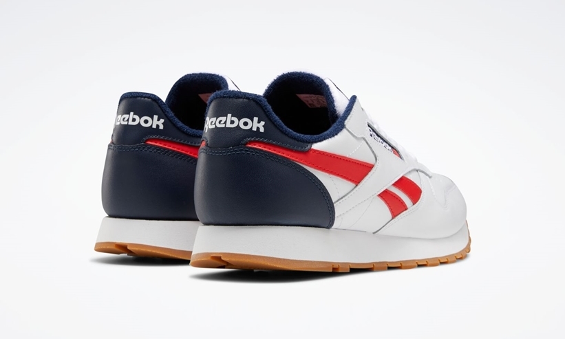 8/22発売！リーボック クラシック レザー “ホワイト/カレッジネイビー/ラディアントレッド” (REEBOK CLASSIC LEATHER “White/Navy/Red”) [EF7827]