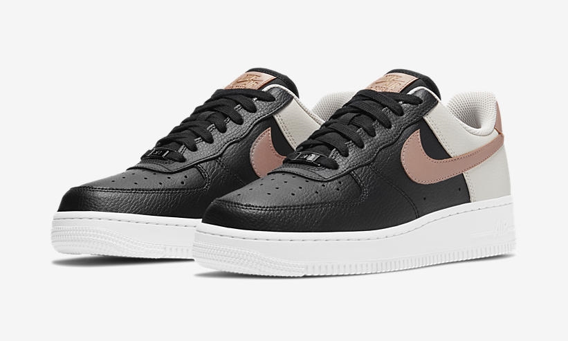 ナイキ エア フォース 1 07 ロー "ブラック/メタリックレッドブロンズ" (NIKE AIR FORCE 1 07 LOW "Black/Metallic Red Bronze") [CU5311-001]