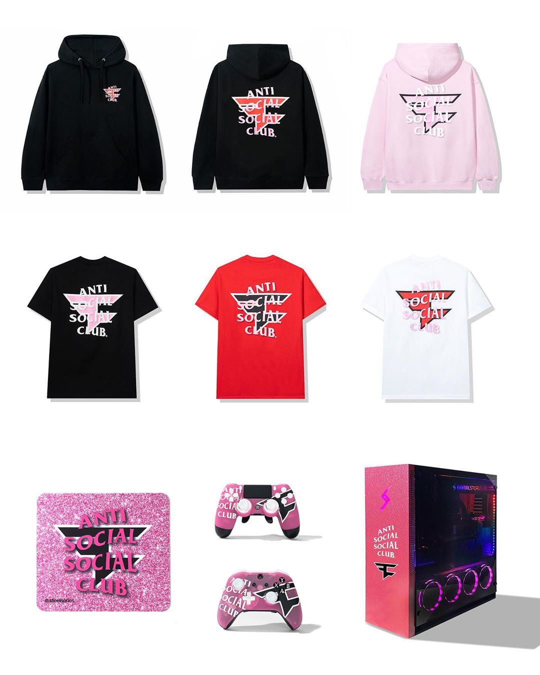 Anti Social Social Club × FaZe Clan コラボが8/29発売 (アンチ ソーシャル ソーシャル クラブ フェイズクラン)