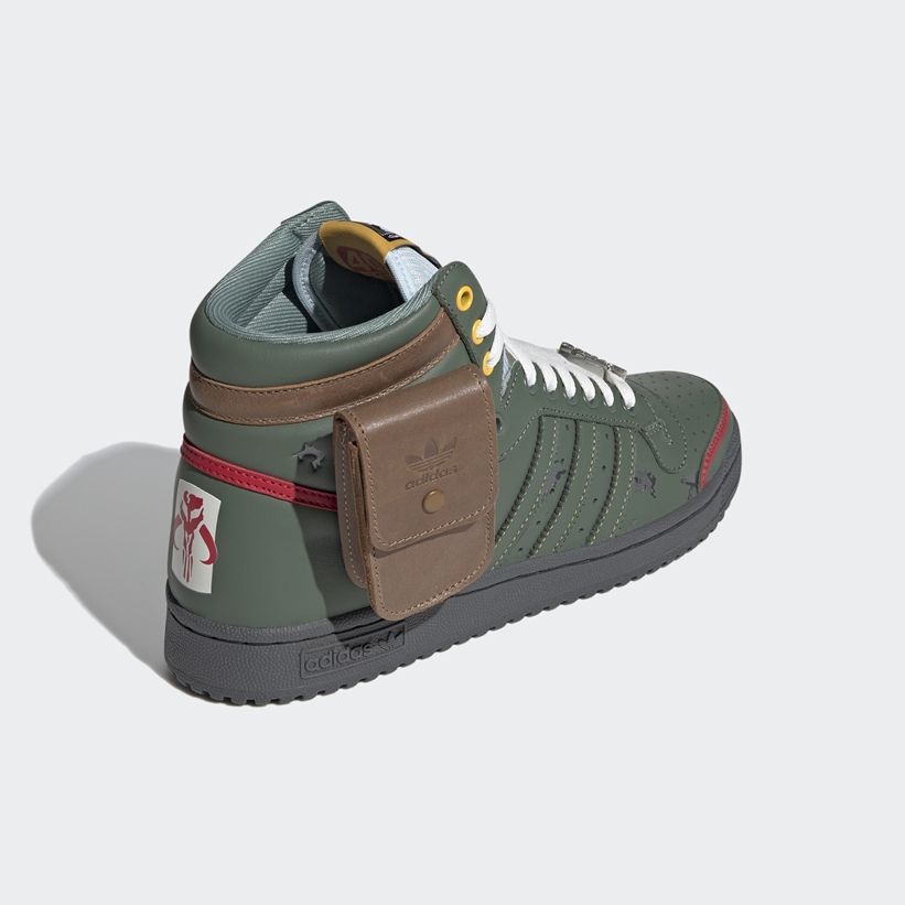 9/25 発売！スターウォーズ × アディダス オリジナルス トップ テン ハイ “ボバ・フェット” (STAR WARS adidas Originals TOP TEN HI “Boba Fett”) [FZ3465]