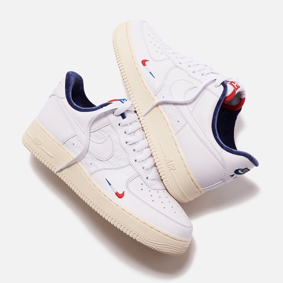 KITH × NIKE AIR FORCE 1 LOW “White/Red/Blue” (キス ナイキ エア フォース 1 ロー “ホワイト/レッド/ブルー”) [CZ7927-100]