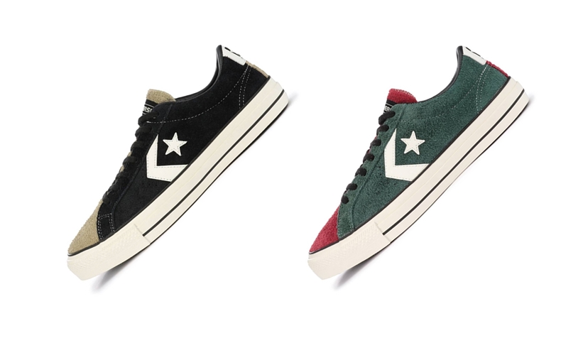 8/28発売！アッパーのサイドにはスエード、タンにはキャンバスをコンビ使いた CONVERSE PRORIDE SK OX + (コンバース プロライド スケート OX プラス)