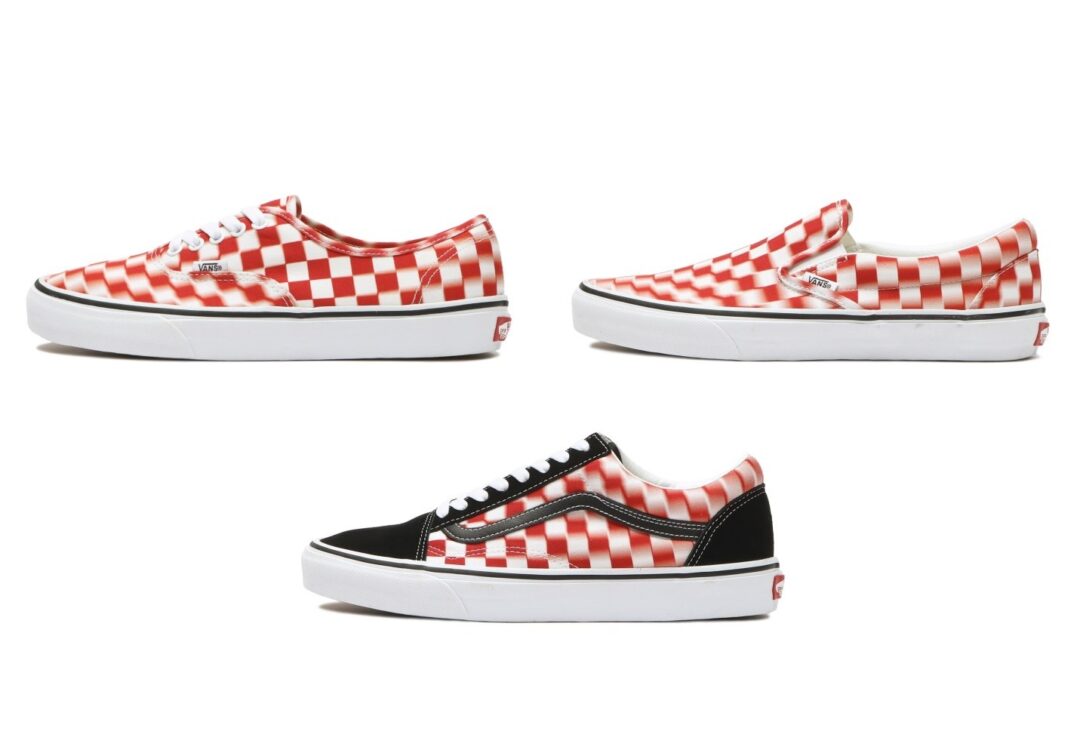 VANS "BLUR CHECK" CLASSIC SLIP-ON/OLD SKOOL/AUTHENTIC (バンズ "ブラーチェック" クラシックスリッポン/オールドスクール/オーセンティック)