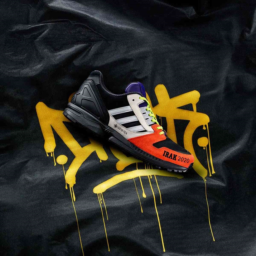 9/4発売！IRAK adidas Originals ZX 8000 GTX Gore-Tex 2カラー (アイラック アディダス オリジナルス ゼットエックス 8000 ゴアテックス) [FX0371,FX0372]