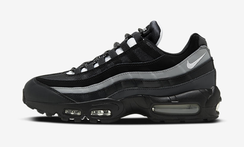 ナイキ エア マックス 95 エッセンシャル “ブラック/ダークスモークグレー” (NIKE AIR MAX 95 ESSENTIAL “Black/Dark Smoke Grey”) [CT1805-001]