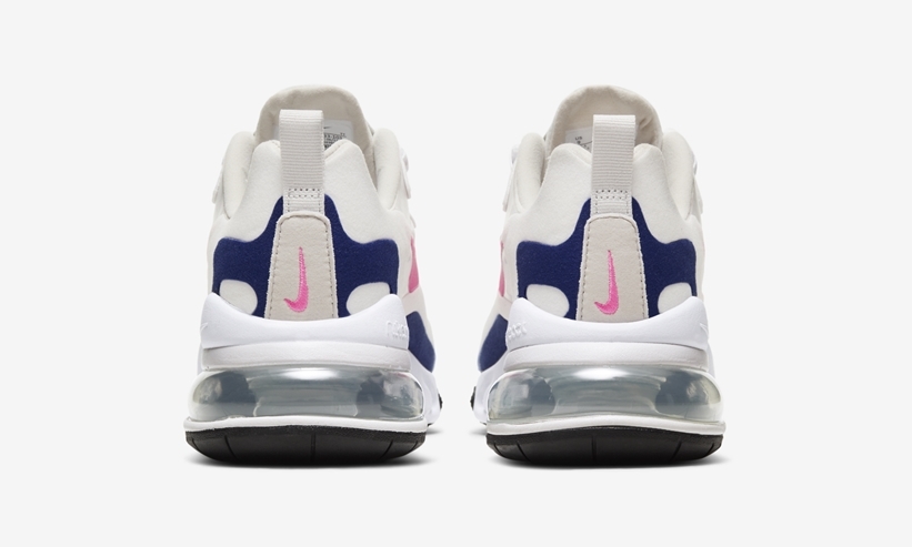 ナイキ エア マックス 270 リアクト “ホワイト/ネイビー/ピンク” (NIKE AIR MAX 270 REACT “White/Navy/Pink”) [CU7833-101]