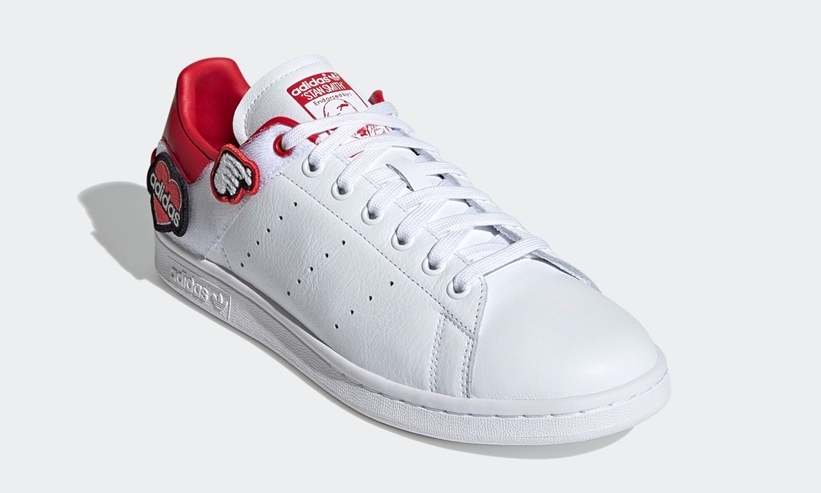 8/31発売！ハートのモチーフをヒールに取り付け！アディダス オリジナルス スタンスミス (adidas Originals STAN SMITH “White/Scarlet”) [FY3130]