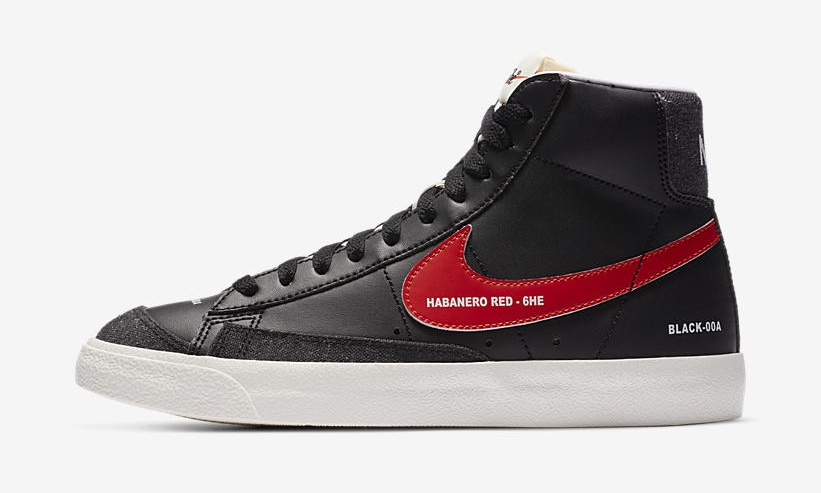 9/21 発売！ナイキ ブレーザー ミッド 77 ビンテージ “カラーコード” ブラック/ホワイト (NIKE BLAZER MID 77 VINTAGE “Color Code” Black/White) [DA2142-046,146]