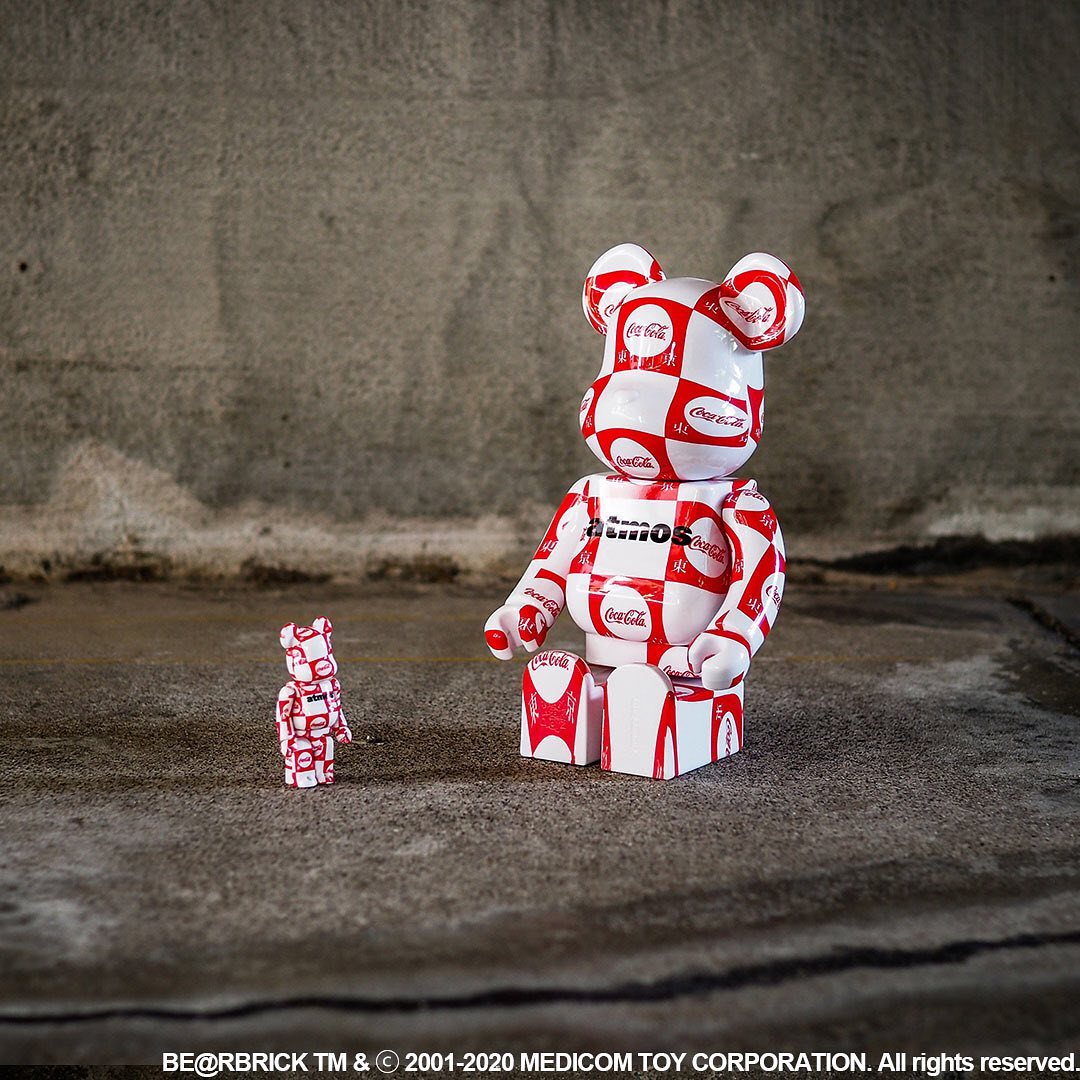 9/5発売！BE@RBRICK × atmos × Coca-Cola 100% & 400% TOKYO Ver (ベアブリック アトモス コカコーラ)