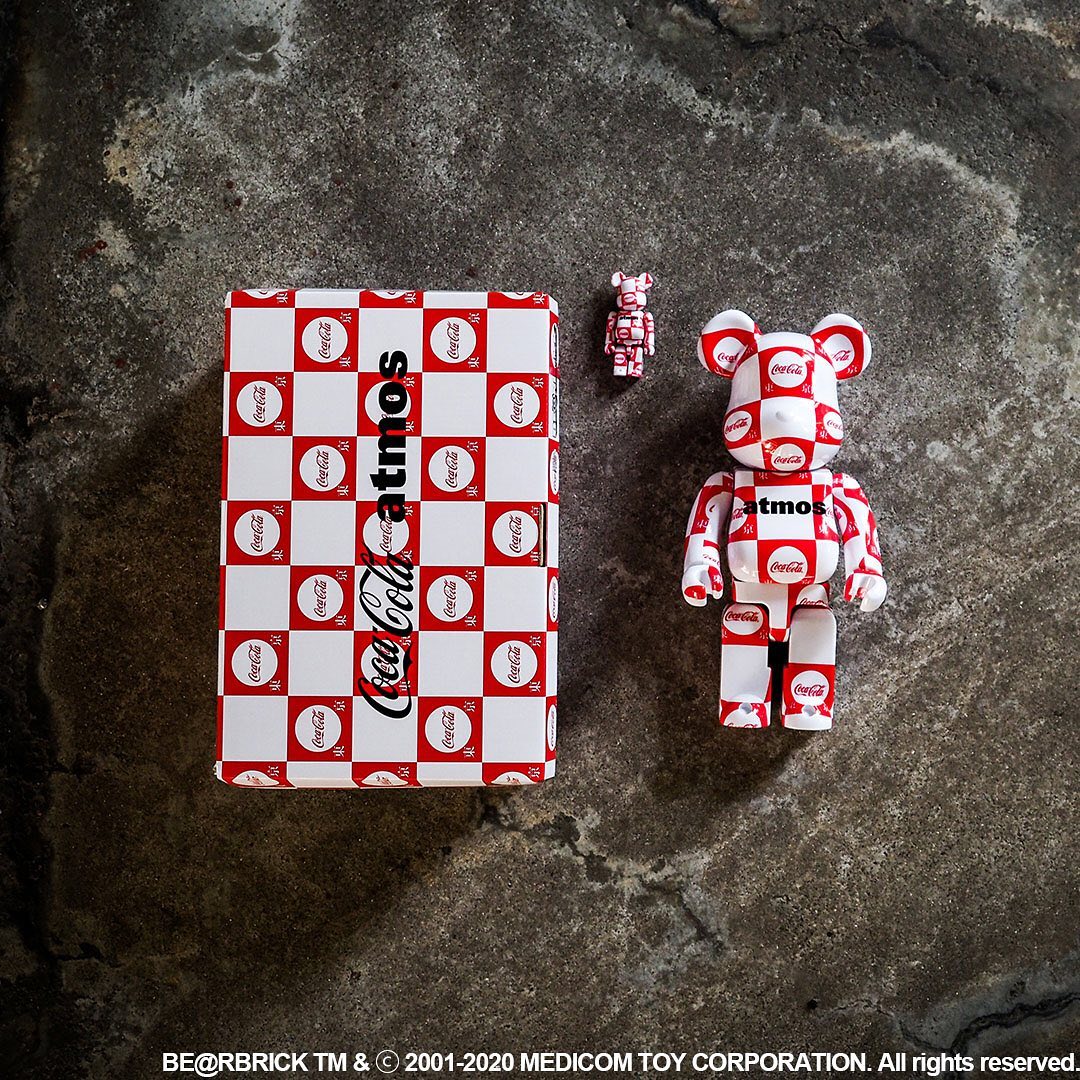 9/5発売！BE@RBRICK × atmos × Coca-Cola 100% & 400% TOKYO Ver (ベアブリック アトモス コカコーラ)