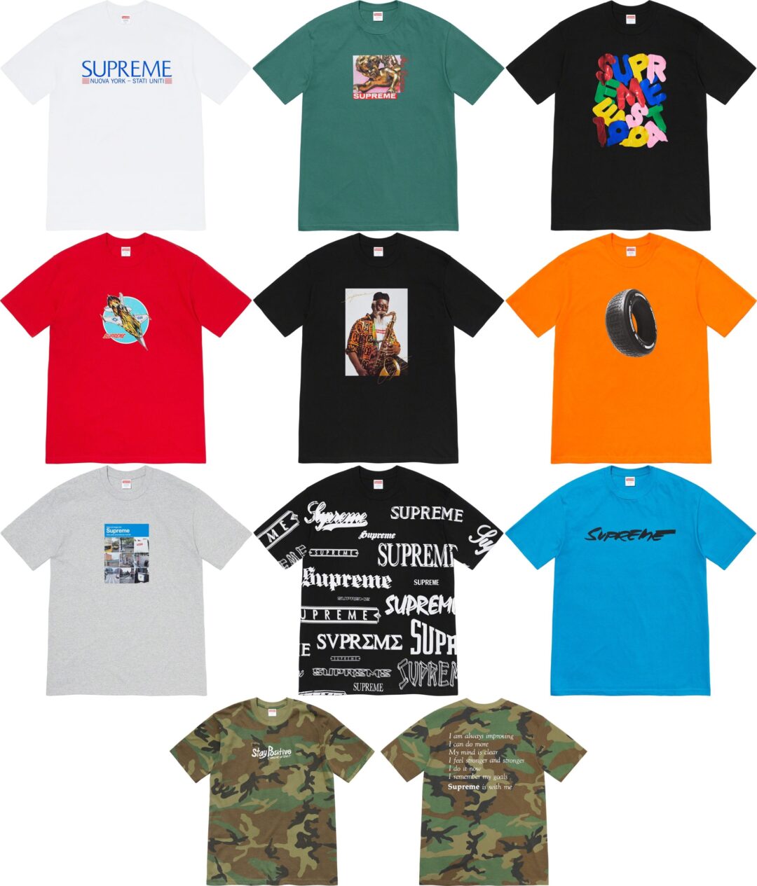 【Tシャツ/TEE まとめ】 シュプリーム (SUPREME) 2020 FALL/WINTER コレクション (2020年 秋冬)│