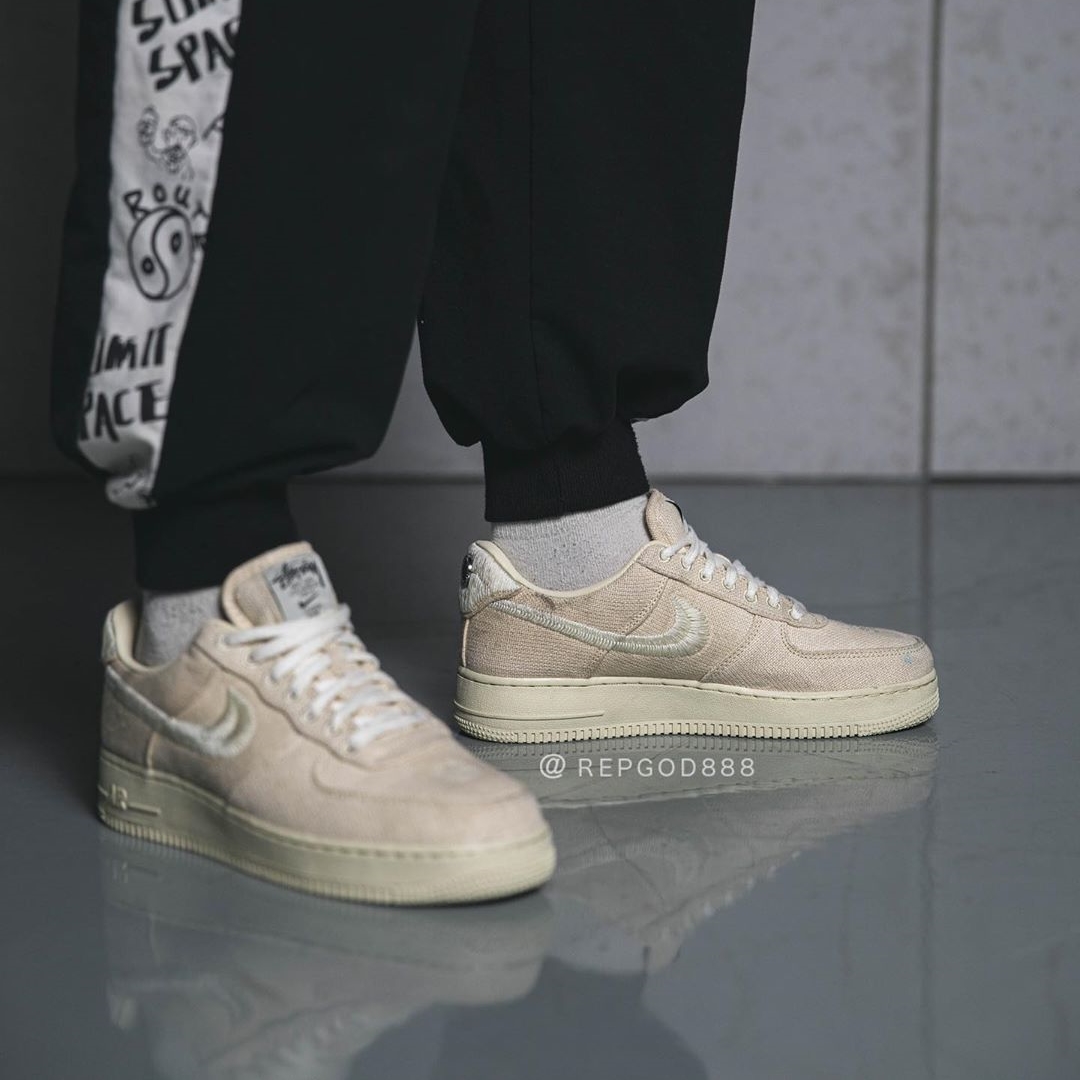 国内 12/12 発売！ステューシー × ナイキ エア フォース 1 ロー “ブラック/フォッシルストーン” (STUSSY NIKE AIR FORCE 1 LOW “Black/Fossil Stone”) [CZ9084-001,200]