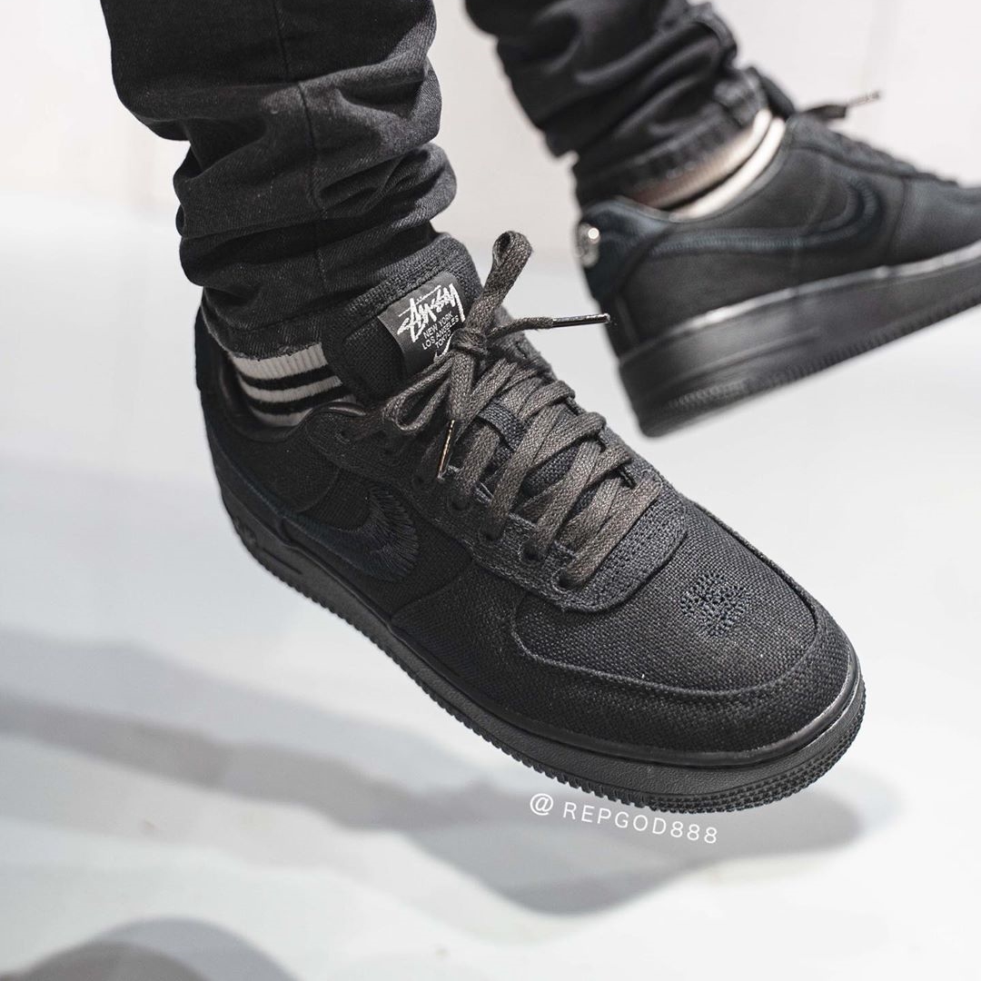 国内 12/12 発売！ステューシー × ナイキ エア フォース 1 ロー “ブラック/フォッシルストーン” (STUSSY NIKE AIR FORCE 1 LOW “Black/Fossil Stone”) [CZ9084-001,200]