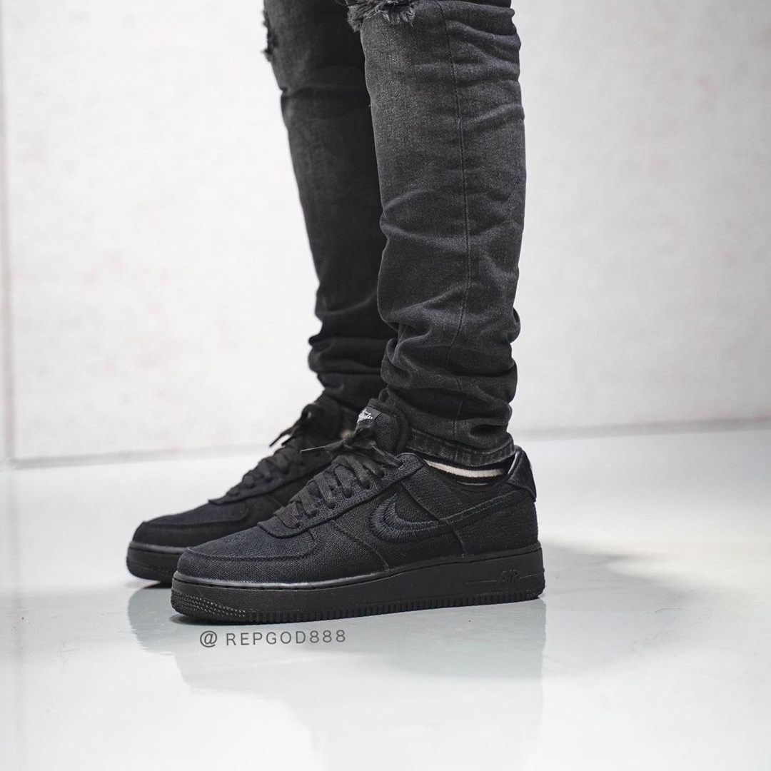 国内 12/12 発売！ステューシー × ナイキ エア フォース 1 ロー “ブラック/フォッシルストーン” (STUSSY NIKE AIR FORCE 1 LOW “Black/Fossil Stone”) [CZ9084-001,200]