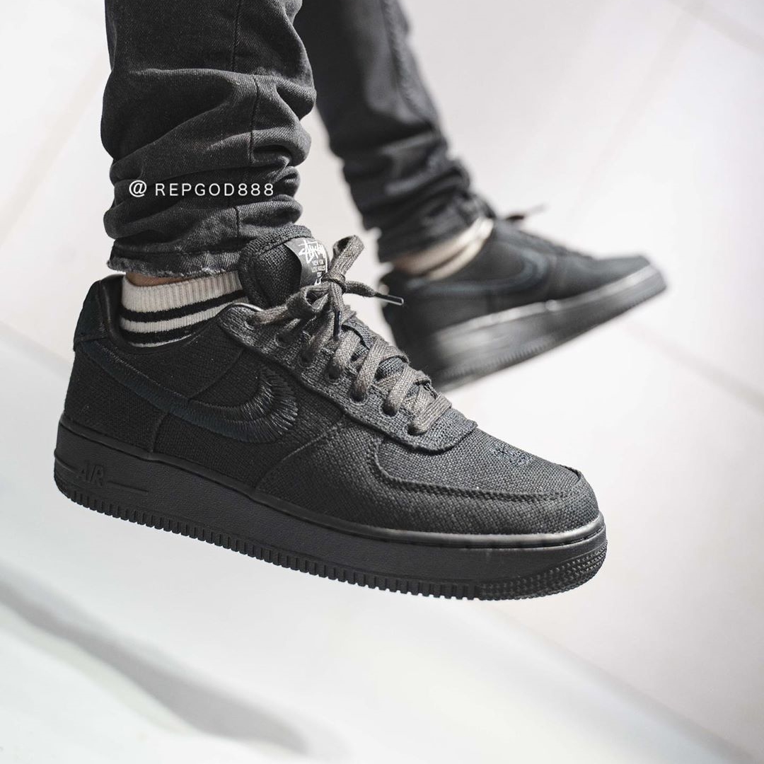 国内 12/12 発売！ステューシー × ナイキ エア フォース 1 ロー “ブラック/フォッシルストーン” (STUSSY NIKE AIR FORCE 1 LOW “Black/Fossil Stone”) [CZ9084-001,200]