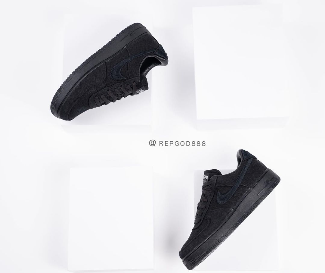 国内 12/12 発売！ステューシー × ナイキ エア フォース 1 ロー “ブラック/フォッシルストーン” (STUSSY NIKE AIR FORCE 1 LOW “Black/Fossil Stone”) [CZ9084-001,200]