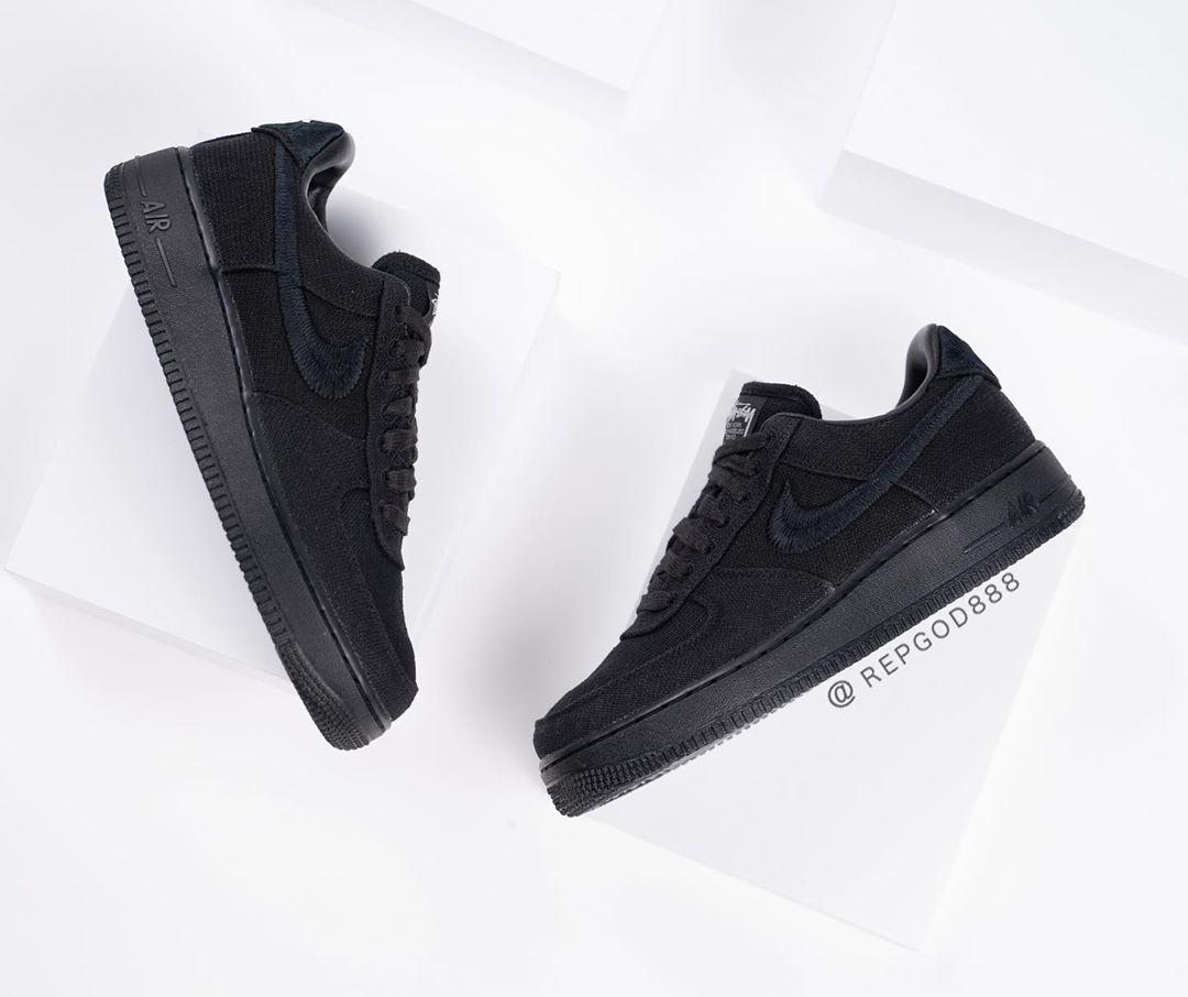 国内 12/12 発売！ステューシー × ナイキ エア フォース 1 ロー “ブラック/フォッシルストーン” (STUSSY NIKE AIR FORCE 1 LOW “Black/Fossil Stone”) [CZ9084-001,200]