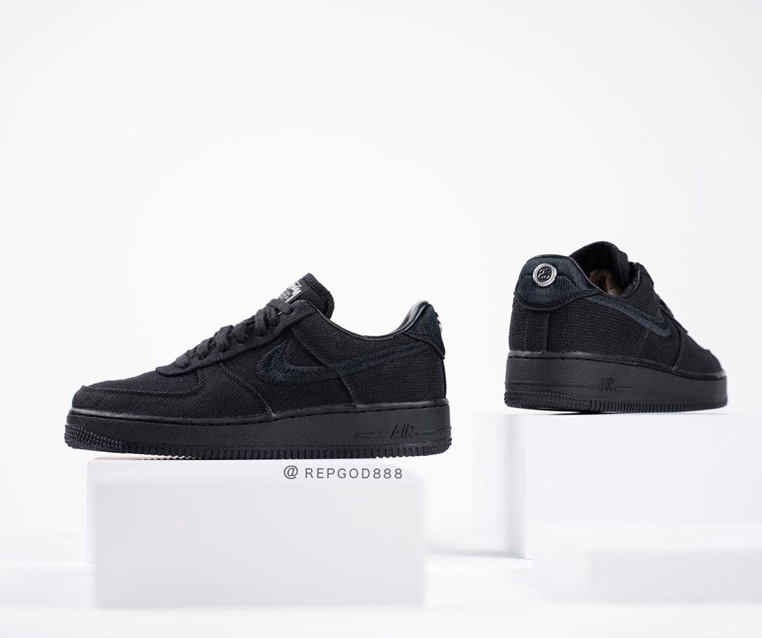 国内 12/12 発売！ステューシー × ナイキ エア フォース 1 ロー “ブラック/フォッシルストーン” (STUSSY NIKE AIR FORCE 1 LOW “Black/Fossil Stone”) [CZ9084-001,200]