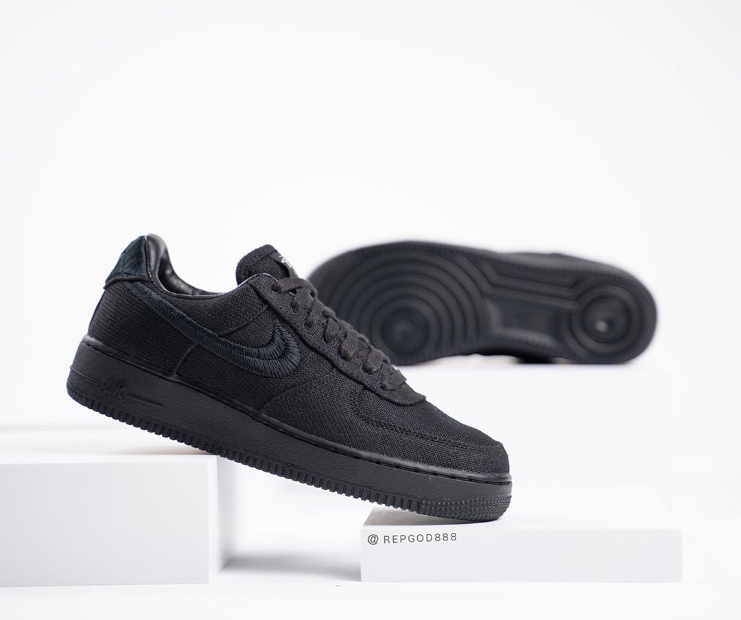 国内 12/12 発売！ステューシー × ナイキ エア フォース 1 ロー “ブラック/フォッシルストーン” (STUSSY NIKE AIR FORCE 1 LOW “Black/Fossil Stone”) [CZ9084-001,200]