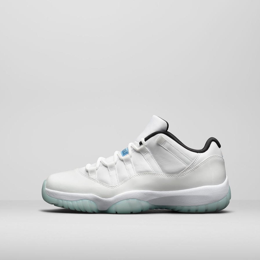 【国内 4/24発売】ナイキ エア ジョーダン 11 レトロ ロー “ホワイト/レジェンドブルー” (NIKE AIR JORDAN 11 RETRO LOW “White/Legend Blue”) [AV2187-117]