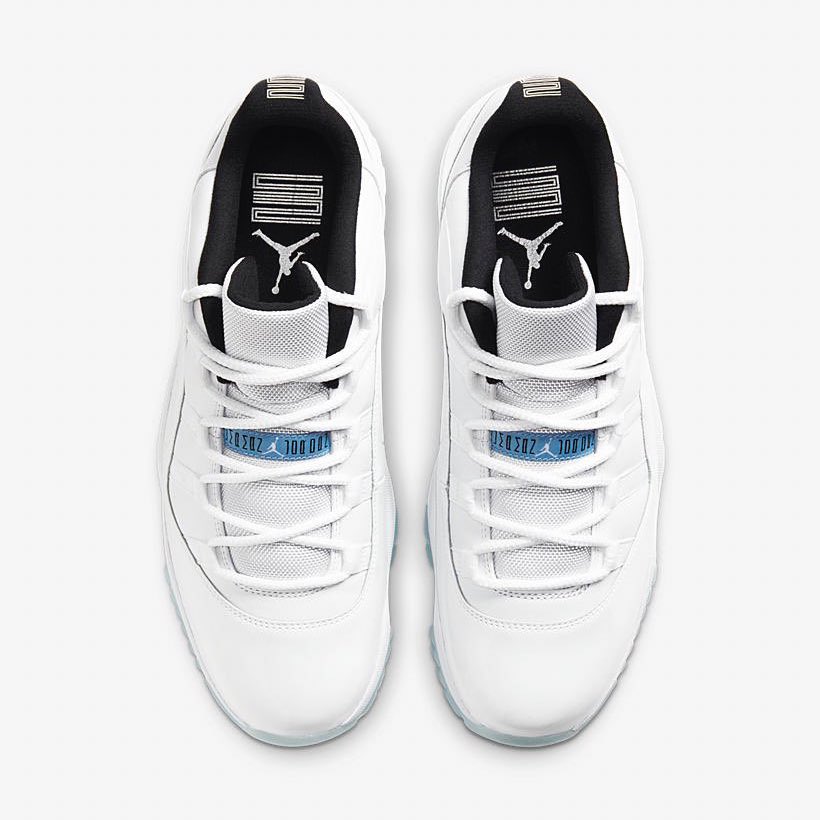 【国内 4/24発売】ナイキ エア ジョーダン 11 レトロ ロー “ホワイト/レジェンドブルー” (NIKE AIR JORDAN 11 RETRO LOW “White/Legend Blue”) [AV2187-117]