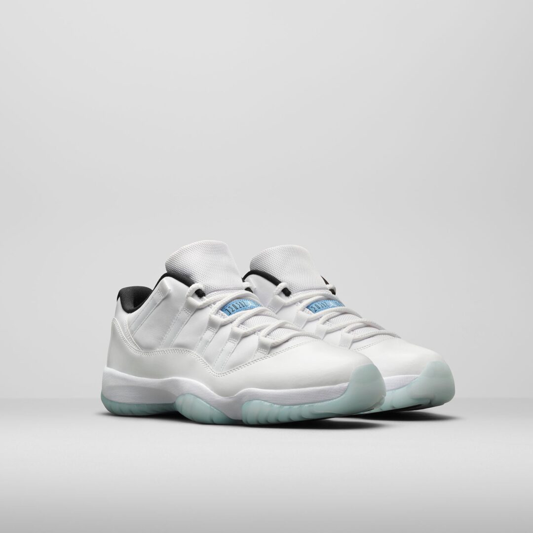 【国内 4/24発売】ナイキ エア ジョーダン 11 レトロ ロー “ホワイト/レジェンドブルー” (NIKE AIR JORDAN 11 RETRO LOW “White/Legend Blue”) [AV2187-117]