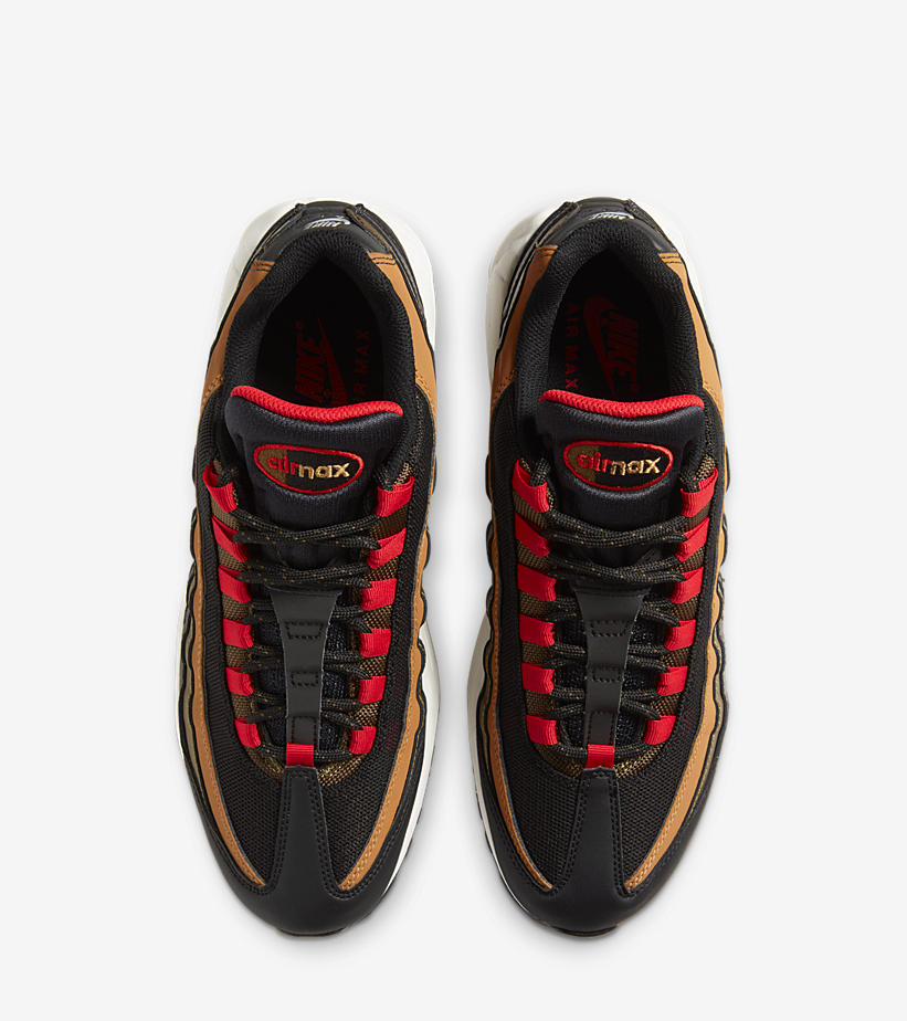 ナイキ エア マックス 95 エッセンシャル “ブラック/ダークオリーブ/レッド” (NIKE AIR MAX 95 ESSENTIAL “Black/Dark Olive/Red”) [CT1805-200]